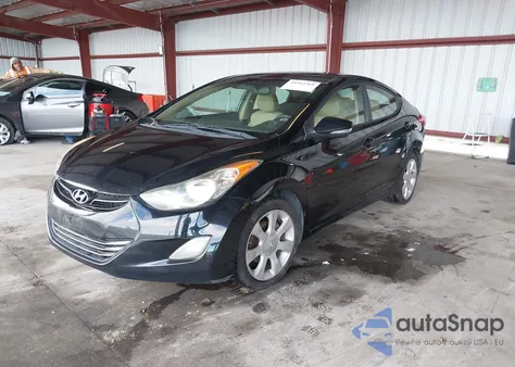 2012 Hyundai Elantra Limited (Ulsan Plant) z USA, uszkodzony, nr VIN KMHDH4AE7CU213824